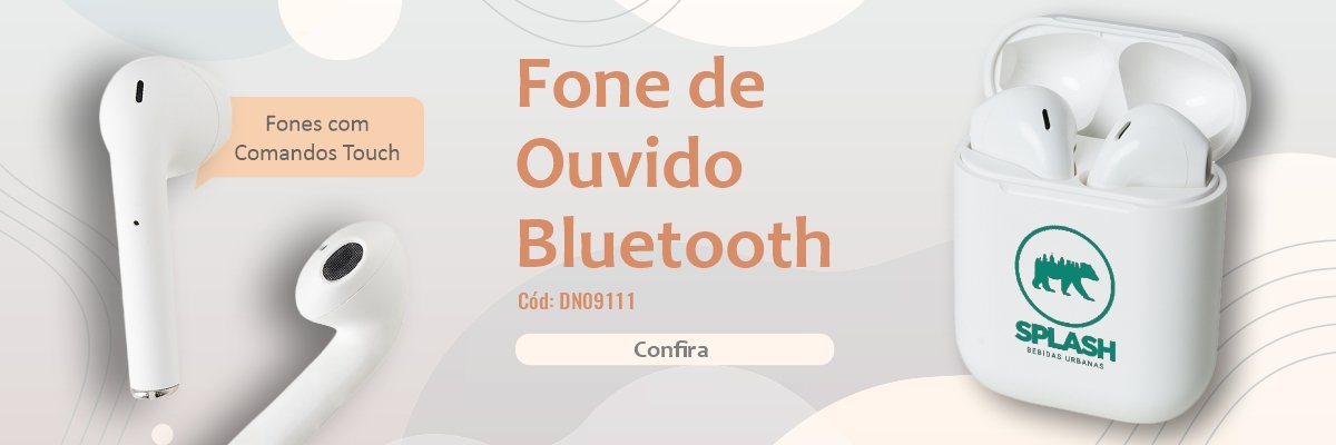 Fone de Ouvido Personalizado