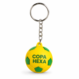 Chaveiro Bola de Futebol Personalizado