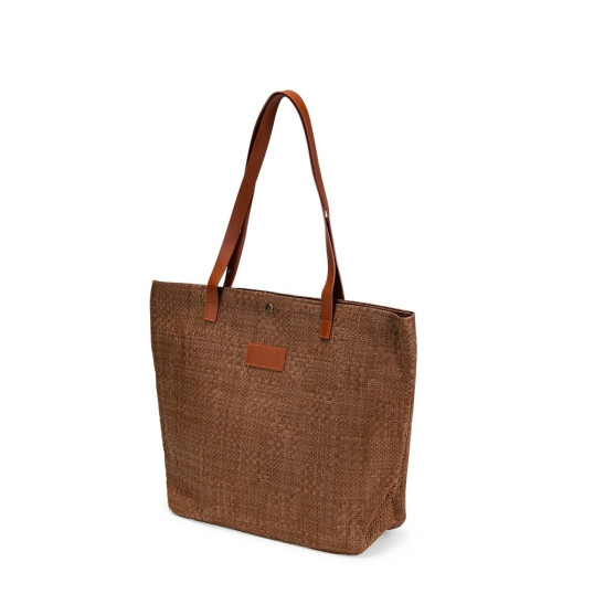 Bolsa de Praia Palha trançada Personalizada