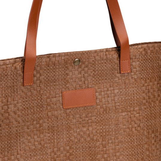 Bolsa de Praia Palha trançada Personalizada