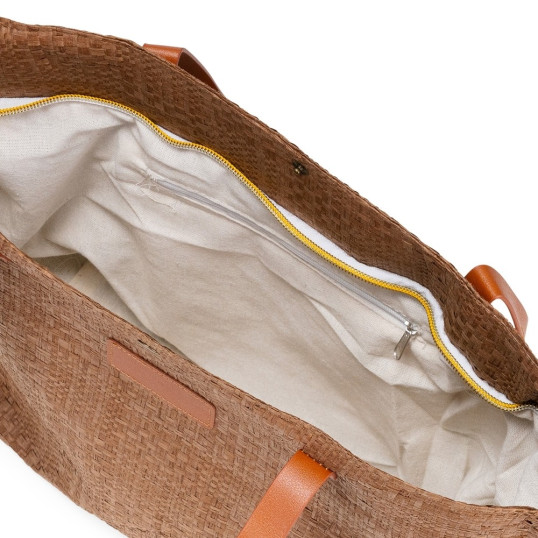 Bolsa de Praia Palha trançada Personalizada