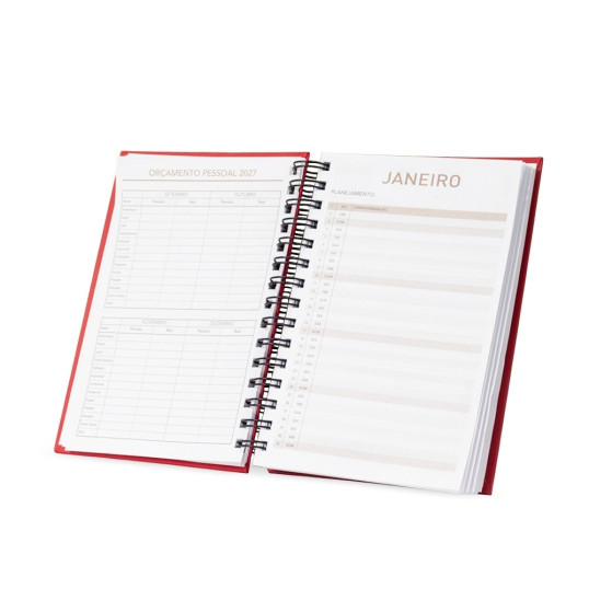 Agenda 2027 capa Dura Personalizada