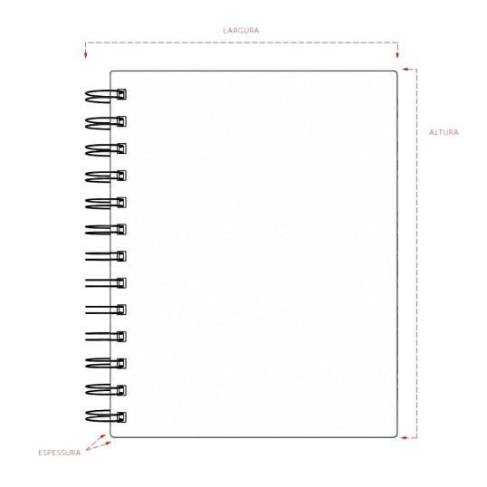 Agenda 2027 capa Emborrachada Personalizada