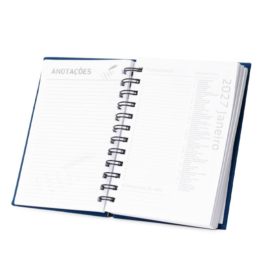 Agenda 2027 capa Emborrachada Personalizada