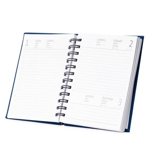 Agenda 2027 capa Emborrachada Personalizada