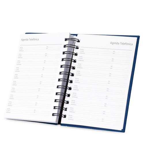 Agenda 2027 capa Emborrachada Personalizada