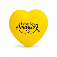 Anti Stress Coração Vinil Brinde Corporativos Personalizada 