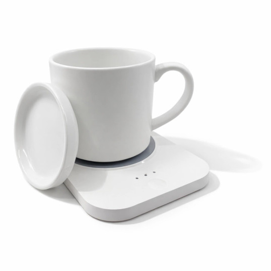 Aquecedor com Caneca e Carregador Wireless Personalizado