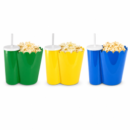 Balde de Pipoca com Copo Personalizado