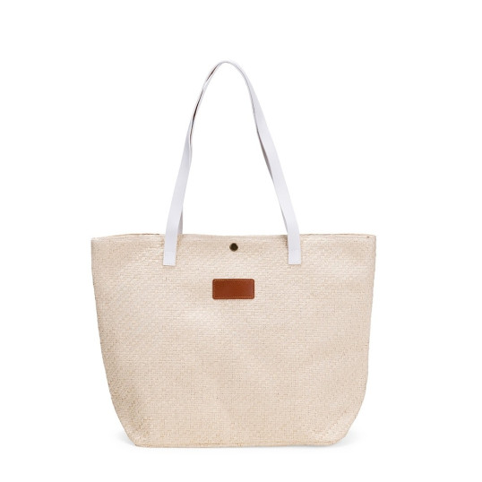 Bolsa de Praia Palha trançada Personalizada