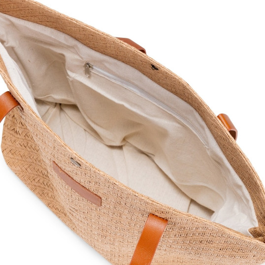 Bolsa de Praia Palha trançada Personalizada