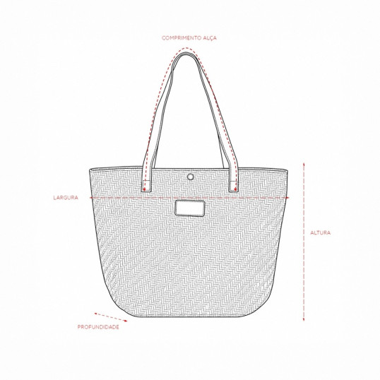 Bolsa de Praia Palha trançada Personalizada
