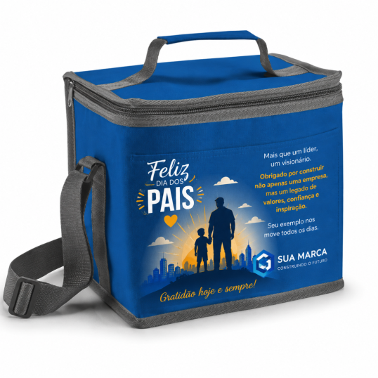 Bolsa Térmica 9 Litros Para Dia dos Pais Personalizada