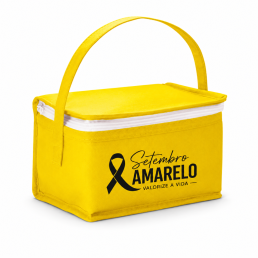 Bolsa Térmica TNT 3 Litros para Campanha Setembro Amarelo Personalizada 