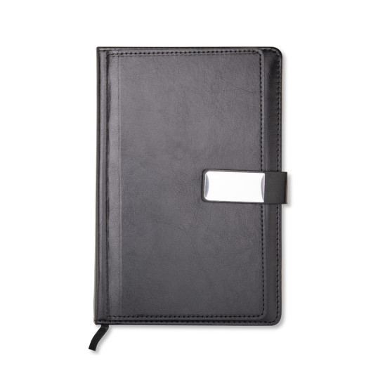 Caderneta A5 Capa Couro Sintético Personalizada