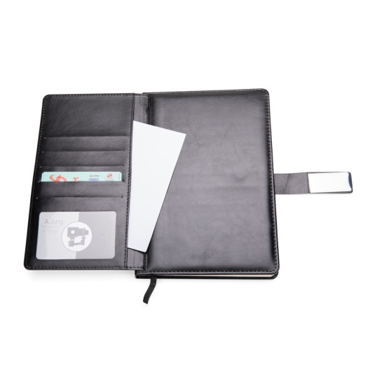 Caderneta A5 Capa Couro Sintético Personalizada