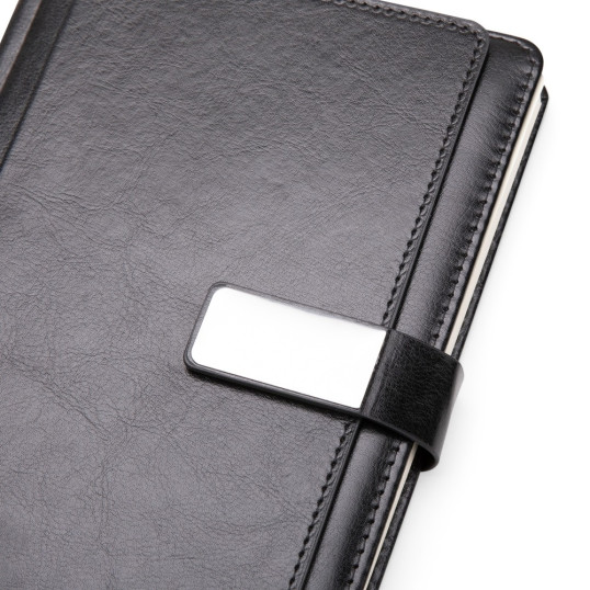 Caderneta A5 Capa Couro Sintético Personalizada