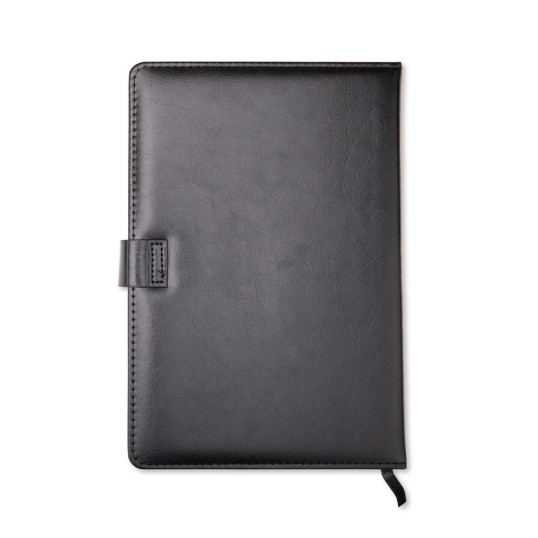 Caderneta A5 Capa Couro Sintético Personalizada