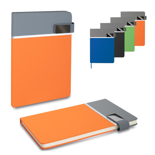 Caderno A5 com Capa Dura Para Empresas Personalizado