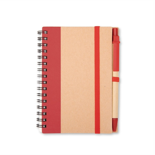 Caderno A6 Ecológica Kraft Personalizada