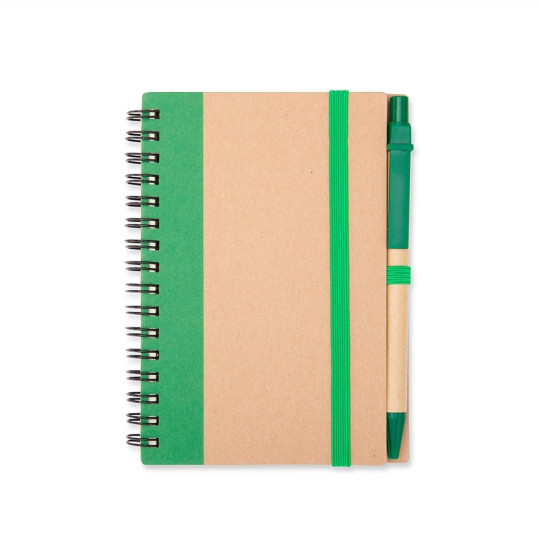 Caderno A6 Ecológica Kraft Personalizada