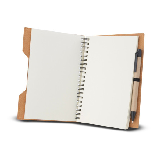 Caderno de Anotações com Capa Papelão Reciclado Personalizado