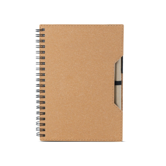 Caderno de Anotações com Capa Papelão Reciclado Personalizado