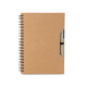 Caderno de Anotações com Capa Papelão Reciclado Personalizado