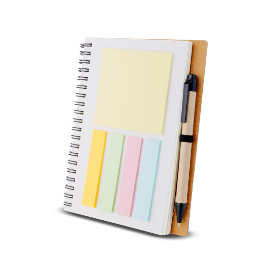 Caderno de Anotações com Capa Papelão Reciclado Personalizado