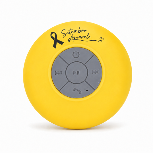 Caixa de Som Para Brinde Setembro Amarelo Personalizado