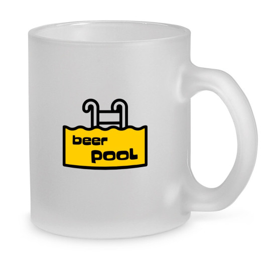 Caneca de Vidro Fosco 530 ML Personalizada