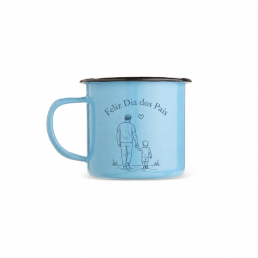 Caneca Inox 370 ml Para campanha Dia dos Pais Personalizada
