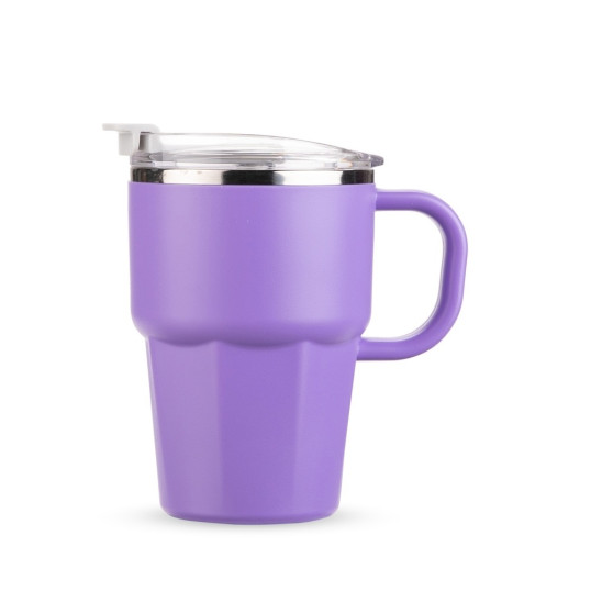 Caneca Parede Dupla Plástico Interior Inox 550 ML Personalizada