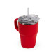 Caneca Parede Dupla Plástico Interior Inox 550 ML Personalizada