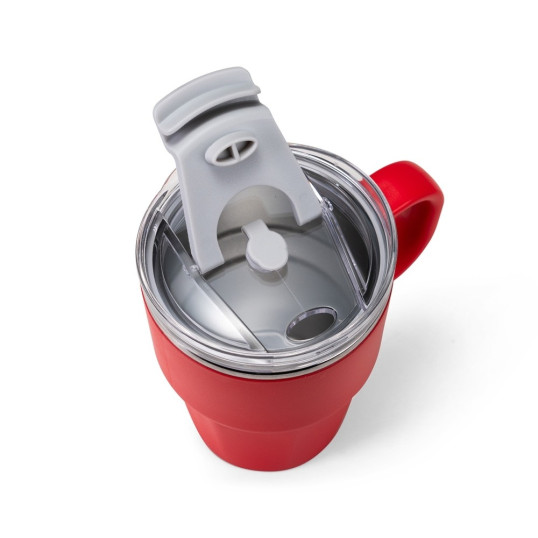 Caneca Parede Dupla Plástico Interior Inox 550 ML Personalizada