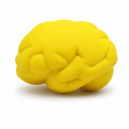 Cérebro AntiStress Vinil Para campanha do Setembro Amarelo Personalizada 