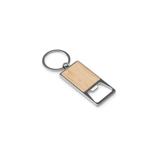 Chaveiro Abridor Em Metal e Bambu Personalizado