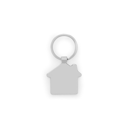 Chaveiro Em Metal e Bambu Formato de Casa Personalizado