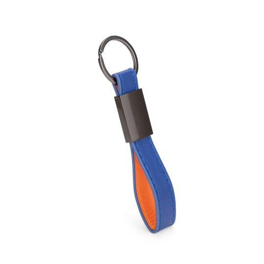 Chaveiro metal e Couro Sintético Personalizado