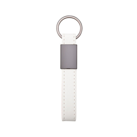 Chaveiro metal e Couro Sintético Personalizado