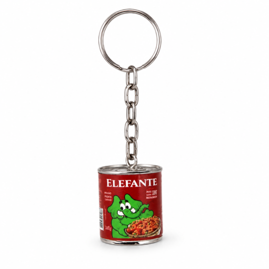 Chaveiro Metal em Formato Lata Redonda Personalizado
