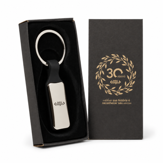 Chaveiro Metal para Brinde Tempo de Casa Personalizado