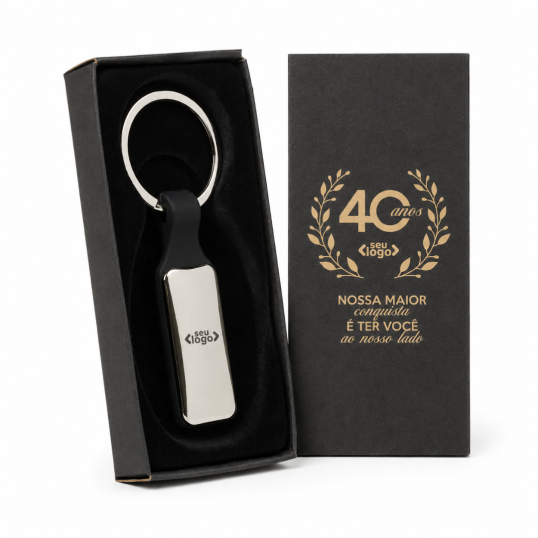 Chaveiro Metal para Brinde Tempo de Casa Personalizado