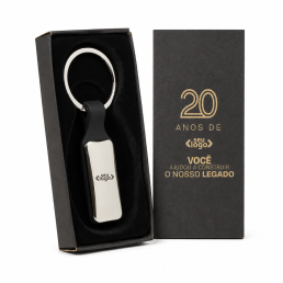 Chaveiro Metal para Brinde Tempo de Casa Personalizado