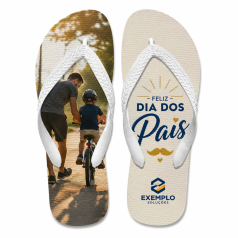 Chinelo Clássico Para dia dos Pais Personalizado