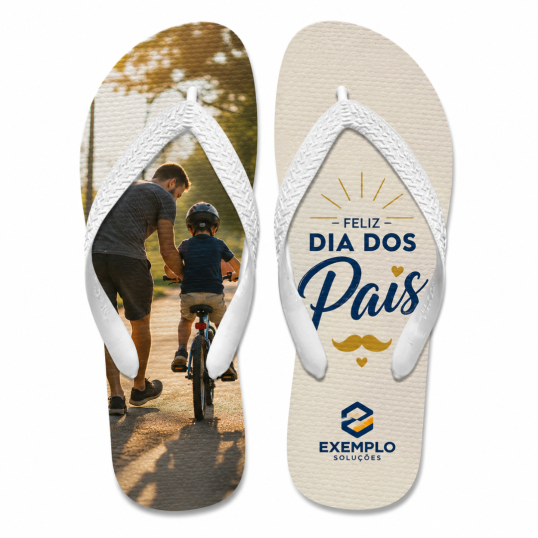 Chinelo Clássico Para dia dos Pais Personalizado