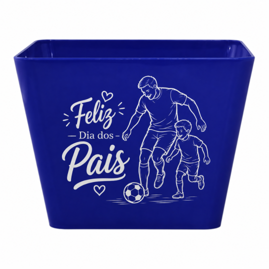 Balde de Gelo Quadrado Para dia Dos Pais 4,5 Litros Personalizado