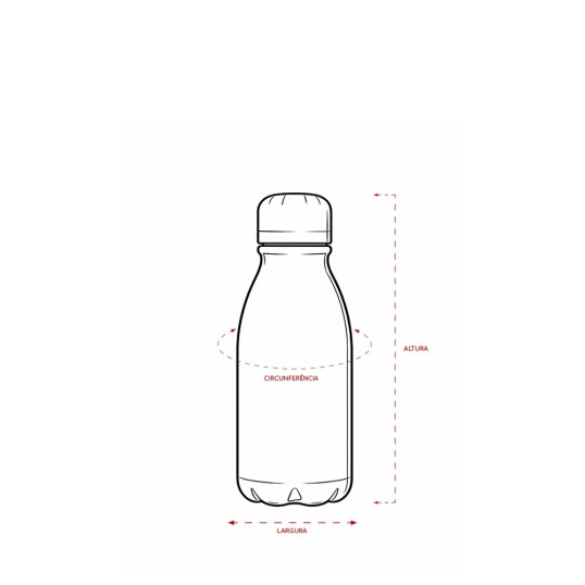 Garrafa Aluminio 400 ML Personalizada