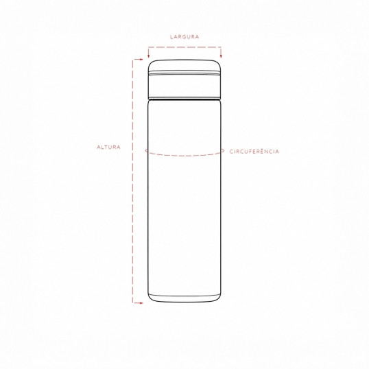 Garrafa Térmica Inox 300 ml Personalizada