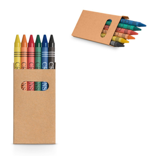 Giz de Cera com 6 cores Personalizada